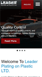 Mobile Screenshot of leaderplating.ca